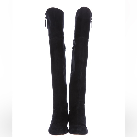 Valentino suede over knee high boots size 8 - Picture 2 of 9